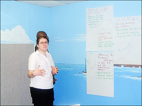 photo of Zo&euml; Thomas, Dartmouth Literacy Network