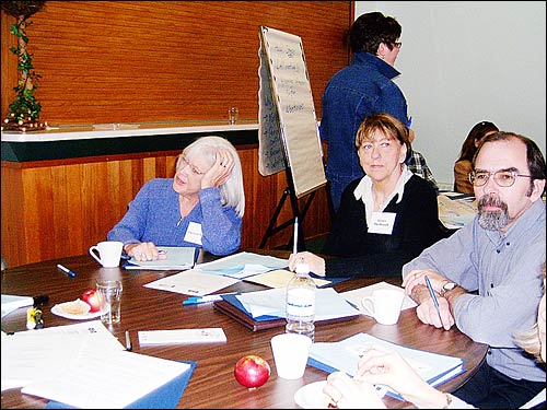 photo of Hannah Mills (EHALA), Bonnie MacDonald (CALA), and Rob MacLellan (EHALA)