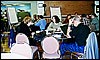 photo of Ann Marie Downie (LNS), Kendra Hall, James Turner discussing project